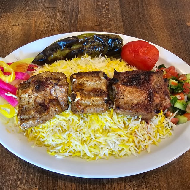 #9 Pork Ribs kabob.