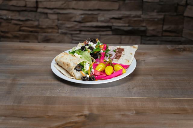Greek Salad Wrap.