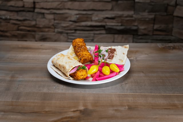 Chicken Luleh Kabob Wrap.